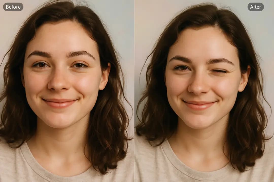 Free AI Wink Filter to Enhance Everyday Selfies