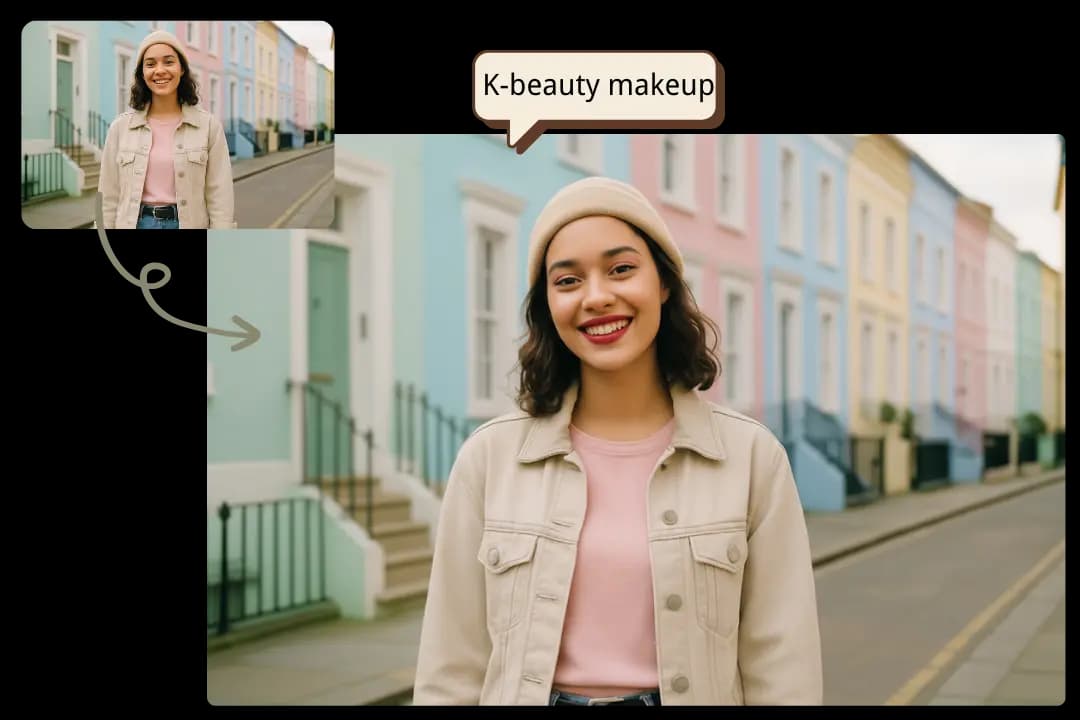 Custom Virtual Makeup Try-On with Text Input