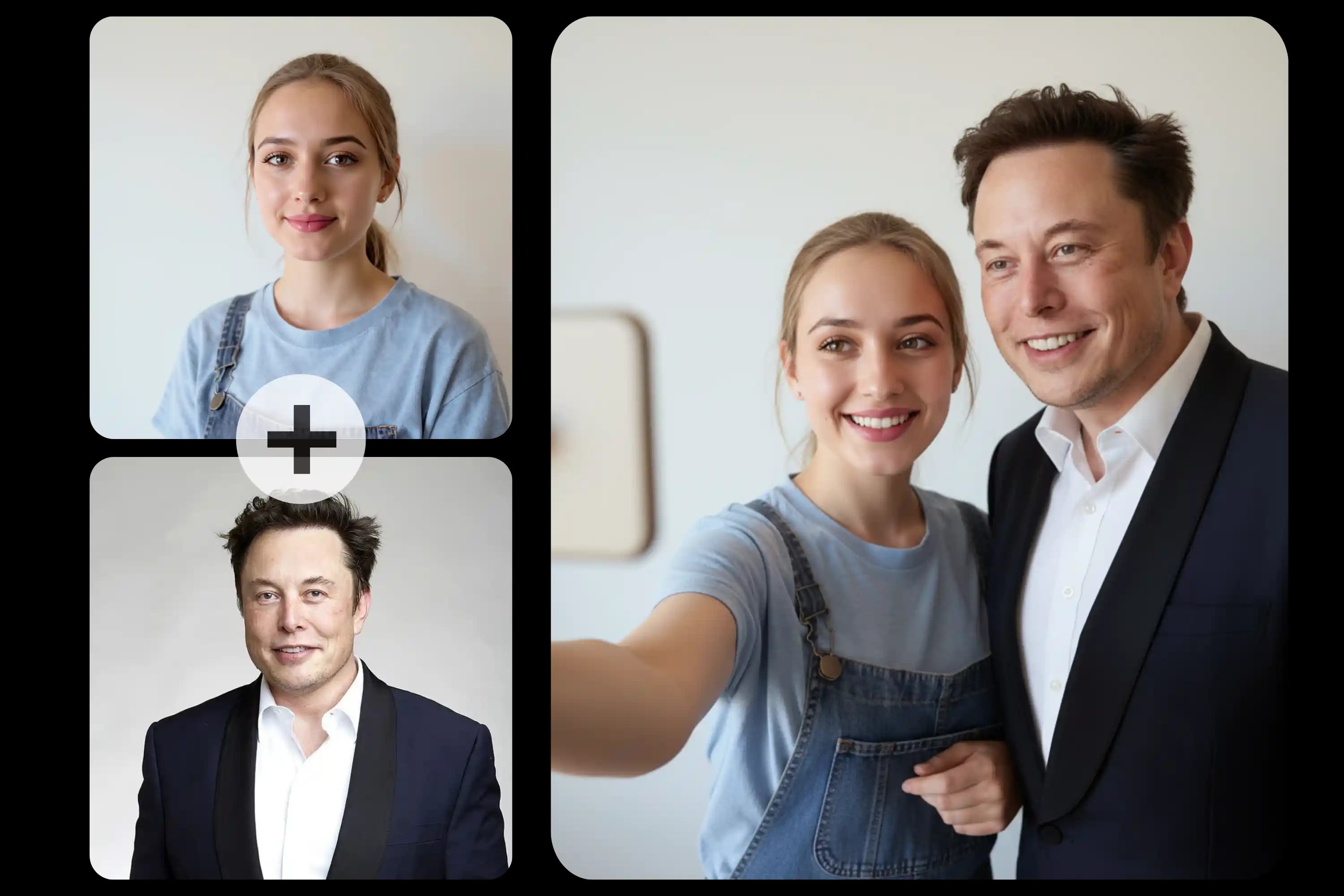 Create a Celebrity Selfie Using Your Uploaded Faces