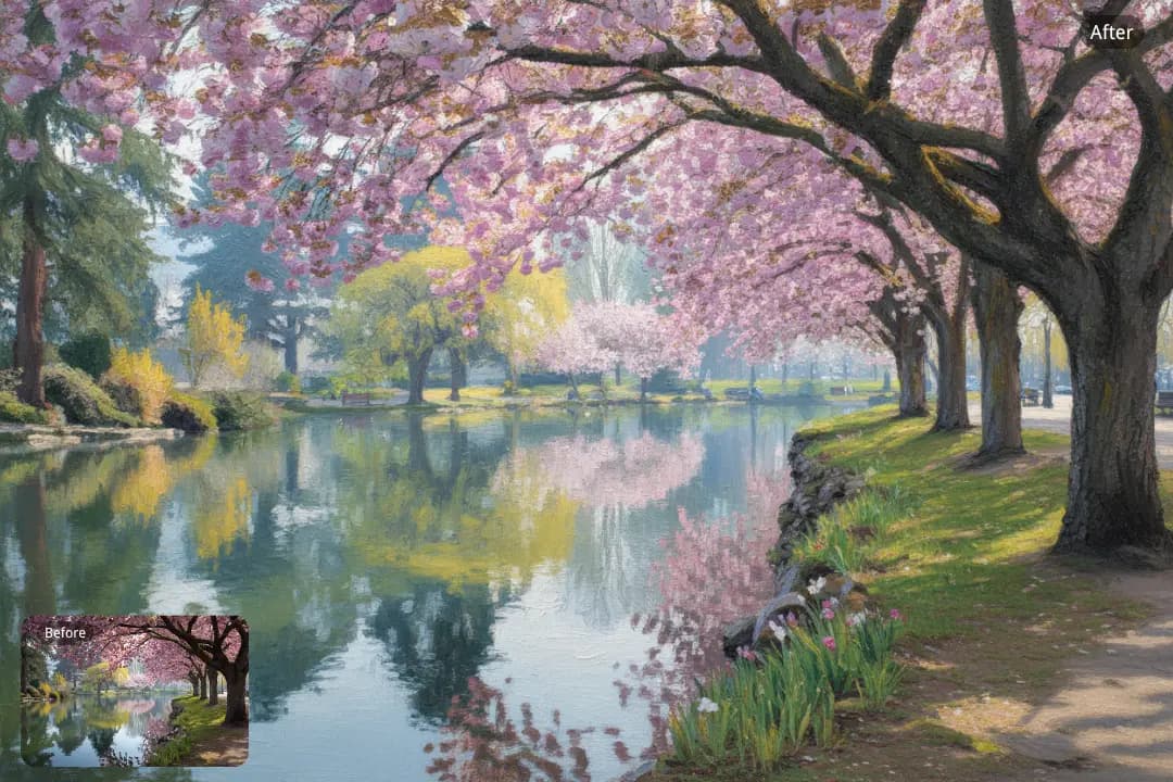 Monet Filter Reimagines Colors with Harmonious Impressionist Tones