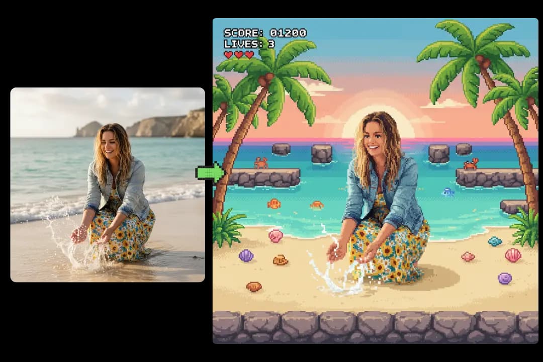 Seamless 16-Bit Character & Scene Integration