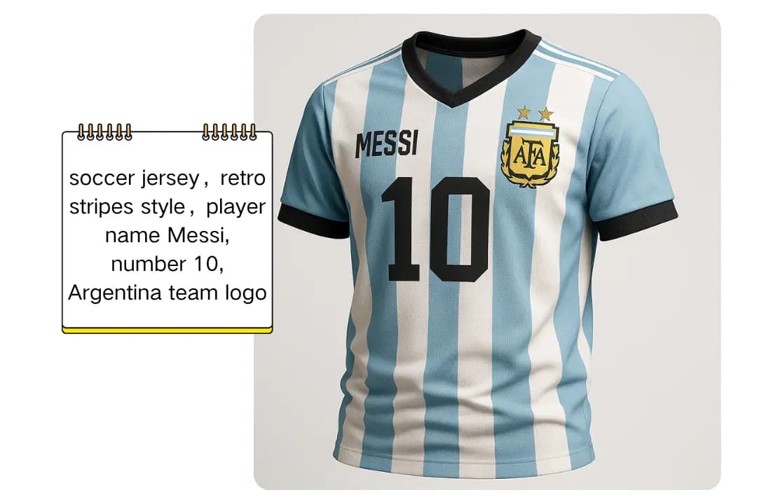 Custom Name & Number AI Jersey Maker