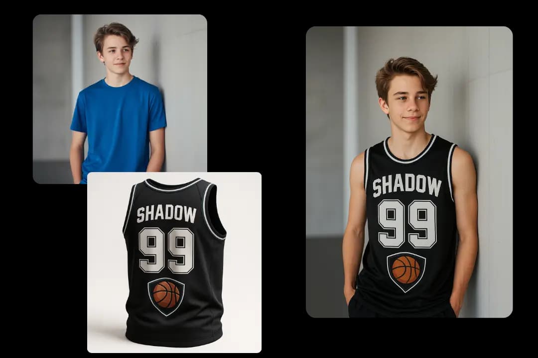 AI Clothes Changer for Virtual Jersey Try-On