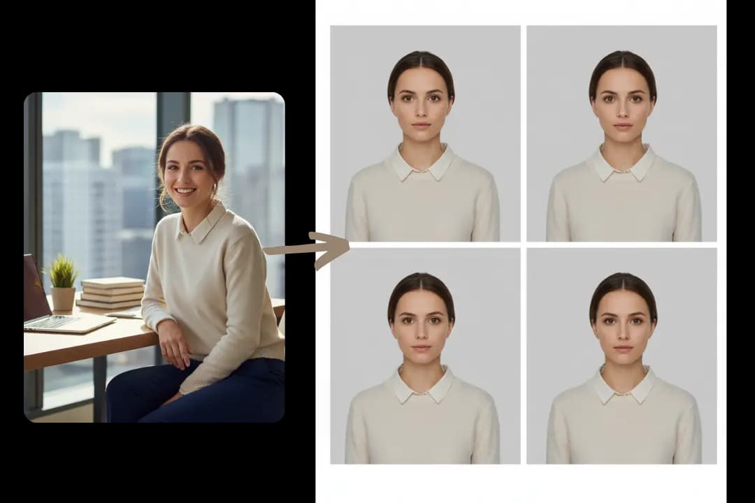 Professional Quality AI Passport Photo Generator