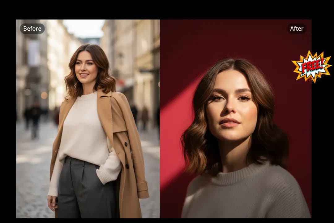 Instant, Free & Effortless Cinematic Portrait Creation