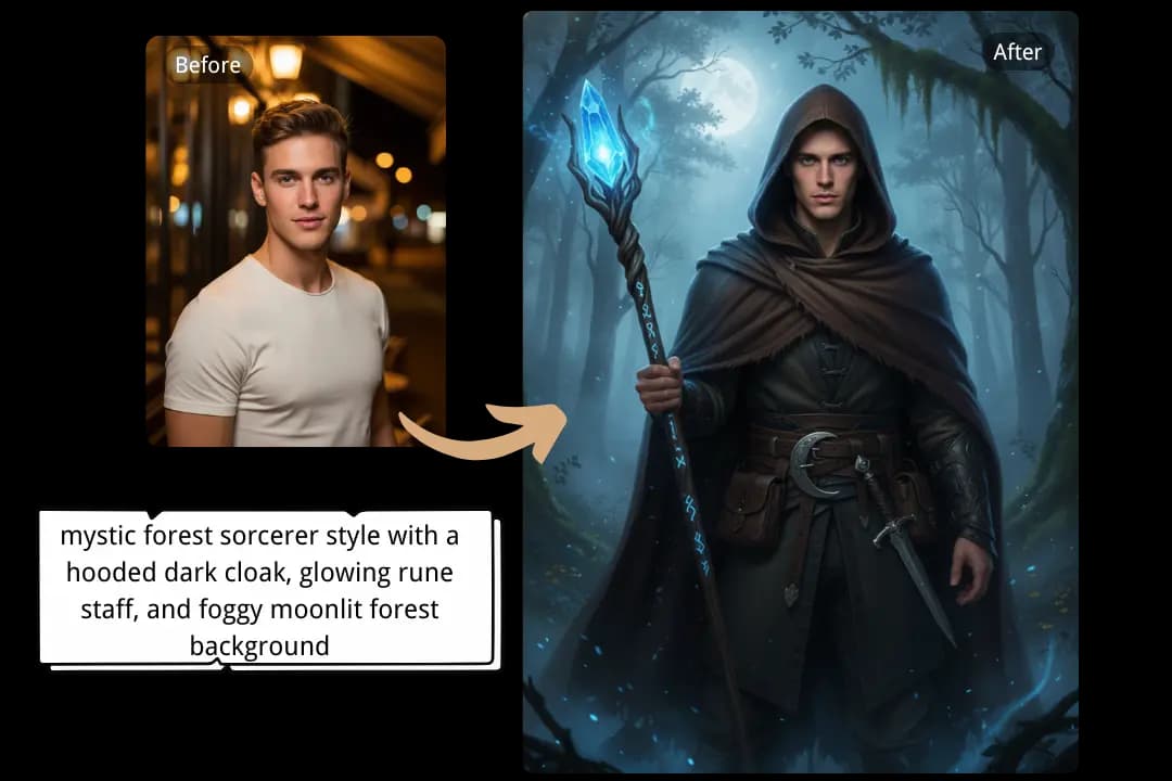 Fully Custom Witch Styles with Prompts