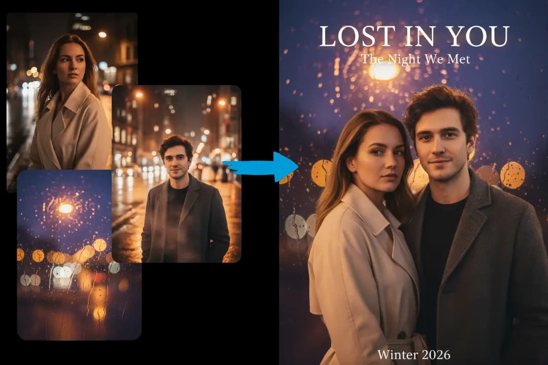 Merge Multiple Images Seamlessly with AI Poster Maker