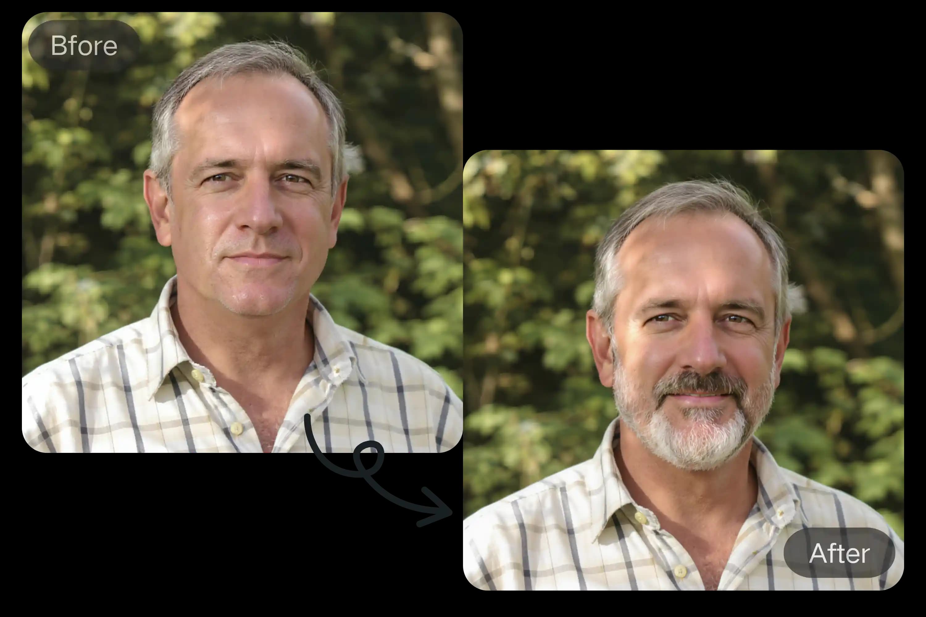 Realistic AI Beard Generator with Natural Fit