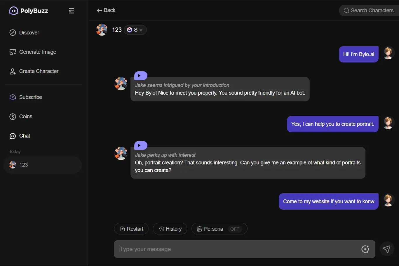 Unrestricted, Private Chats: 