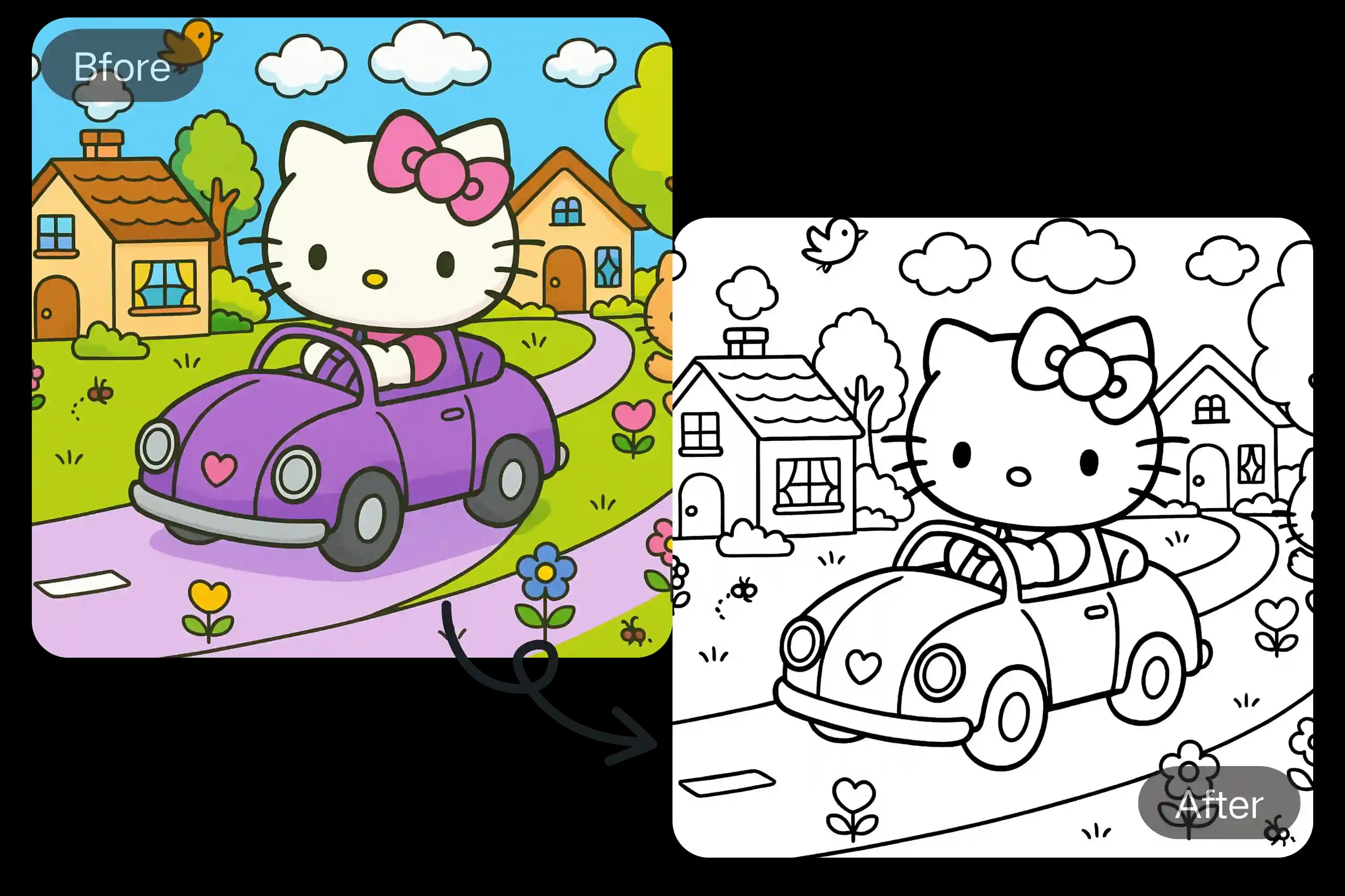 Transform Any Image into a Coloring Page