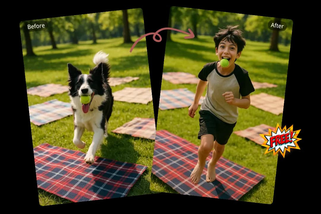 Free AI Pet to Human Generator for Instant Dog to Human Fun