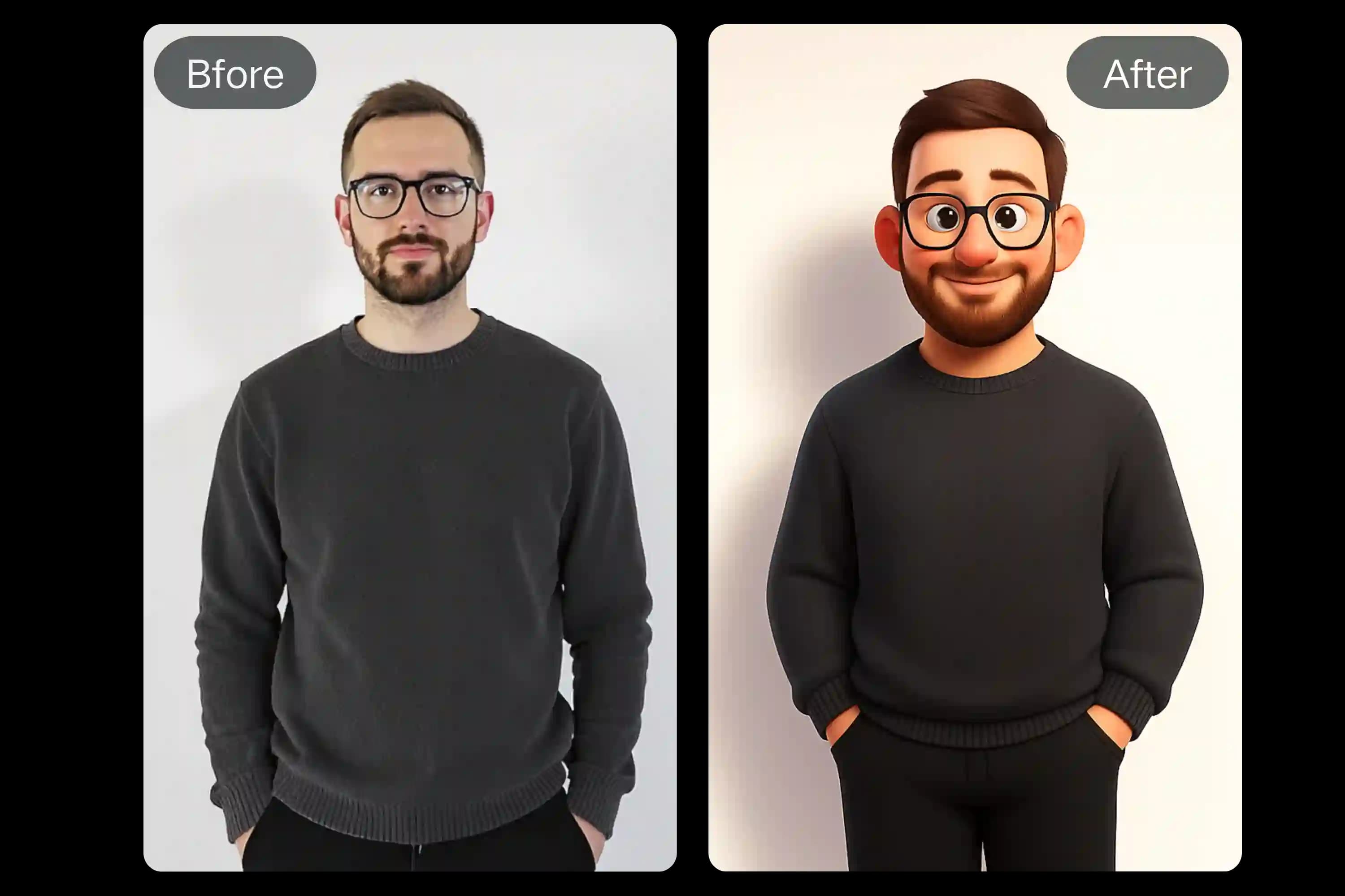 3D Cartoon Yourself AI