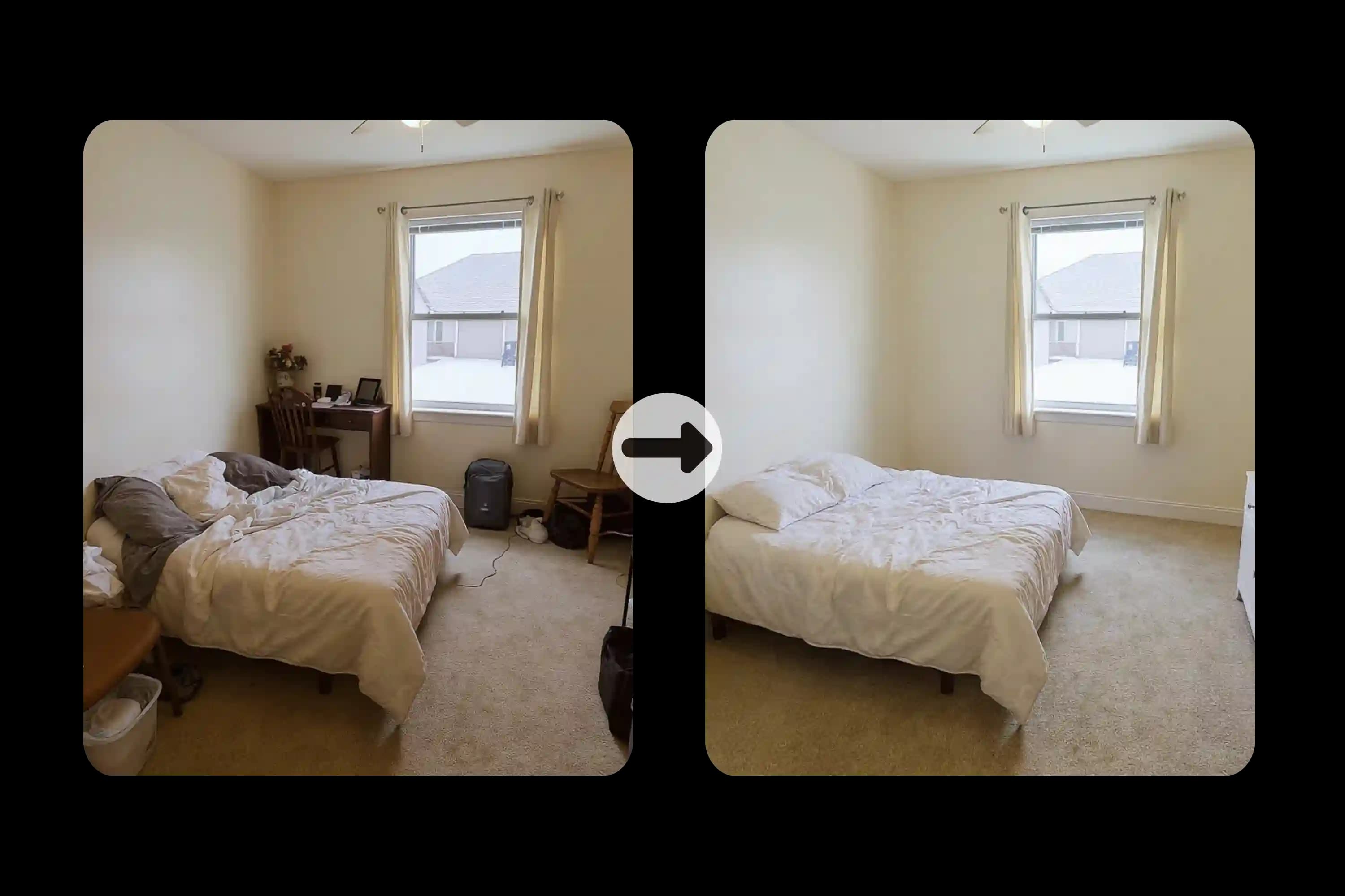 Smart Background Reconstruction with AI Inpainting