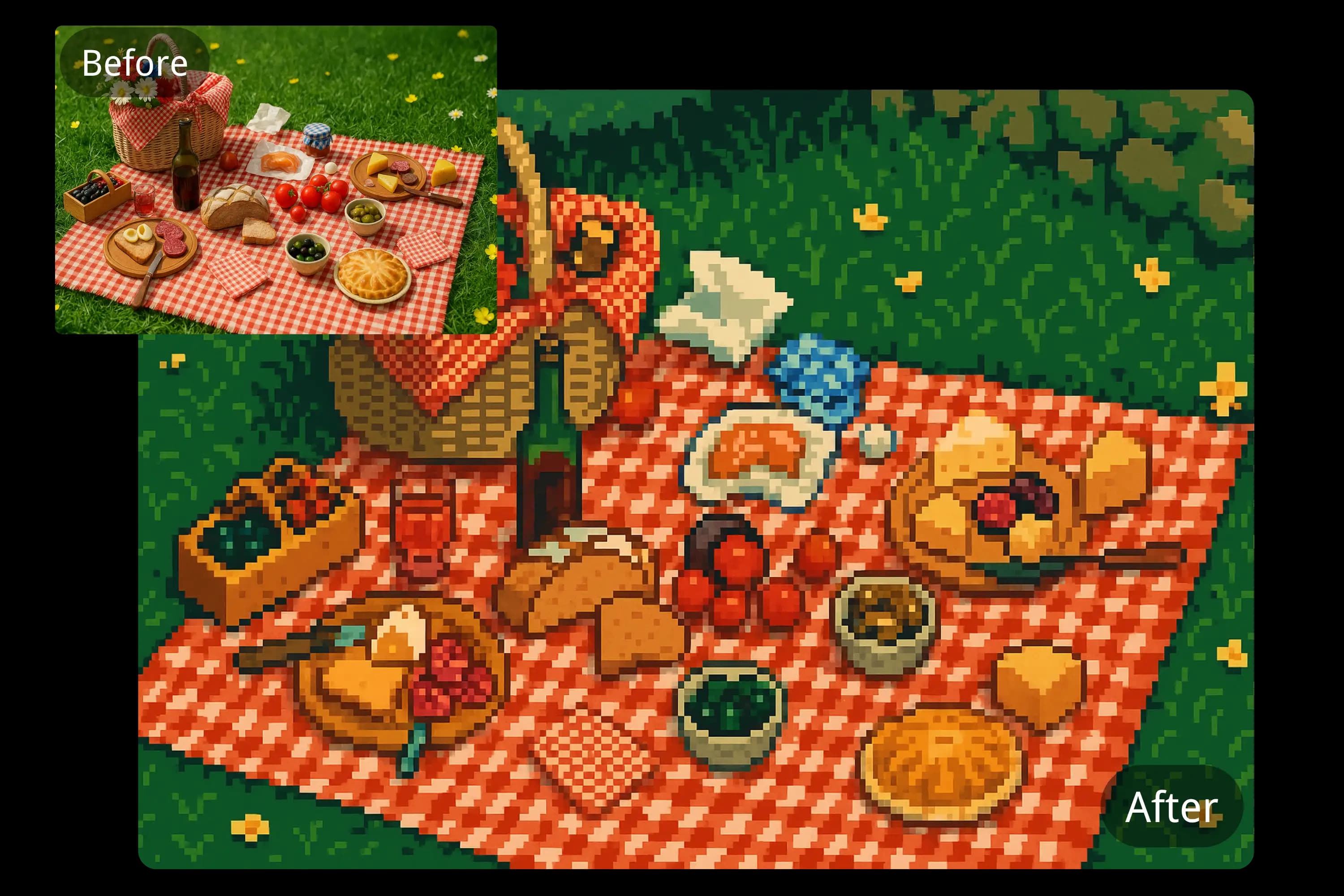 🖼️ Convert Any Photo to Pixel Art Instantly