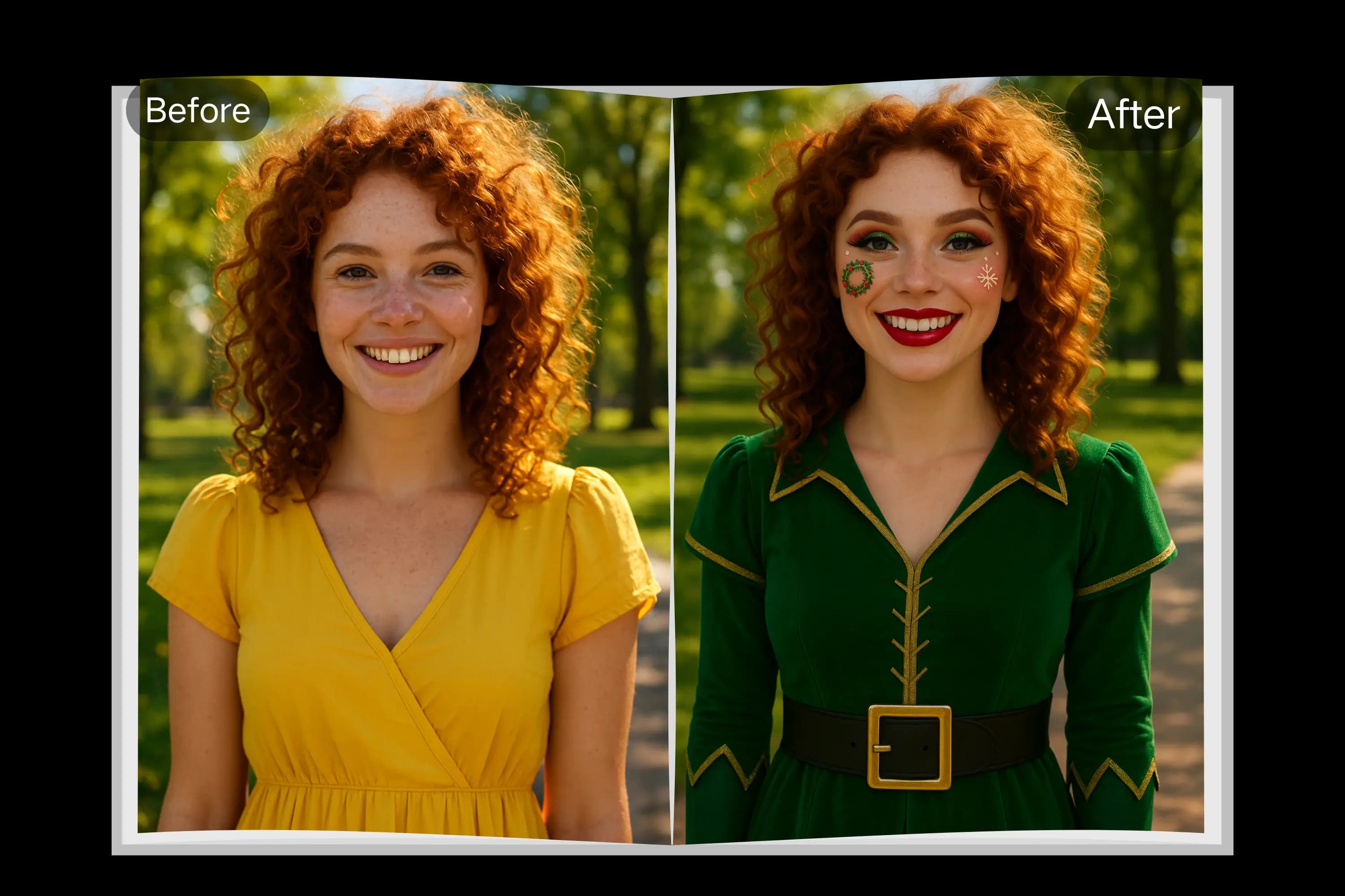 Try Christmas Outfits Virtually