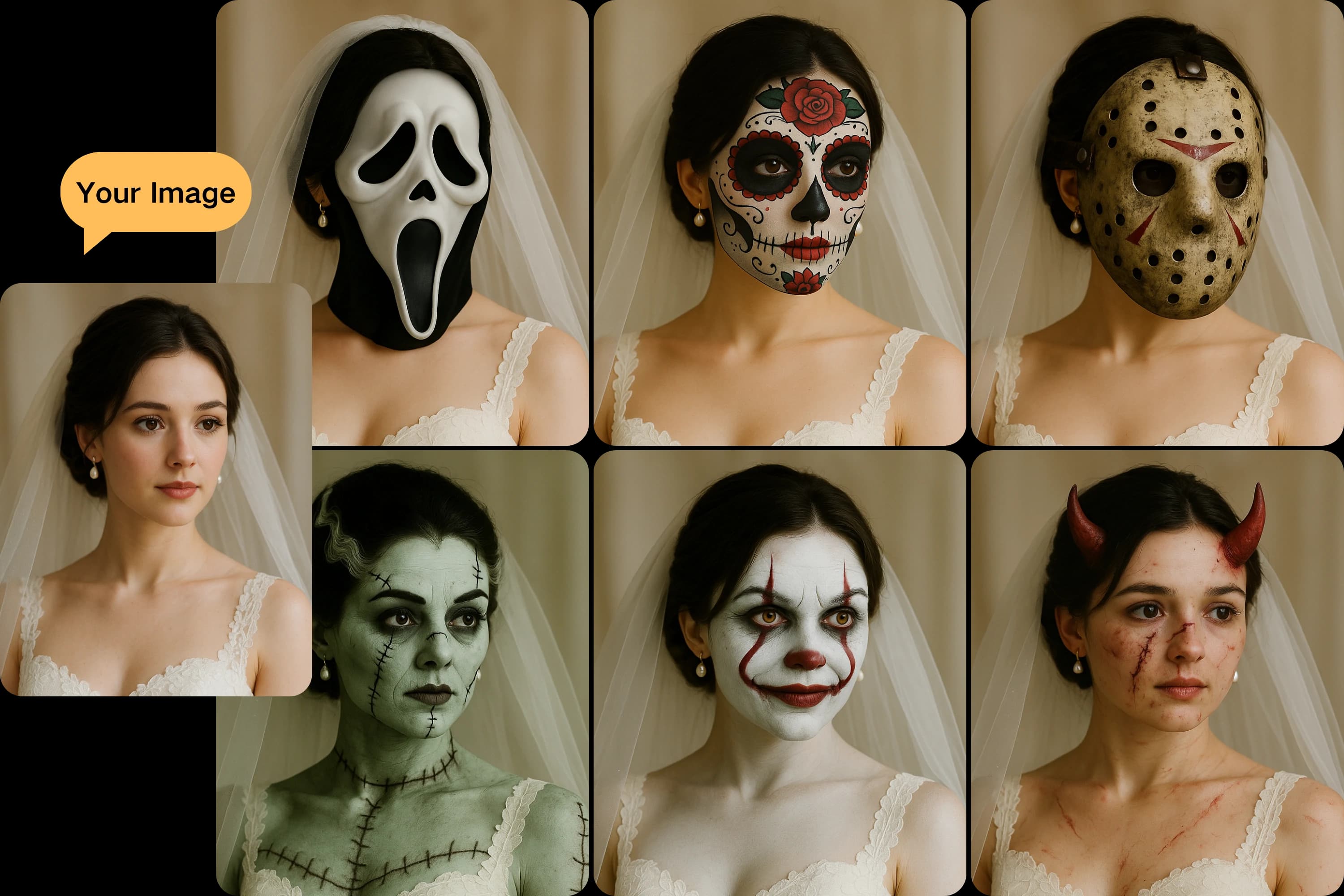 Instantly Get Spooky Makeup with Halloween Filter