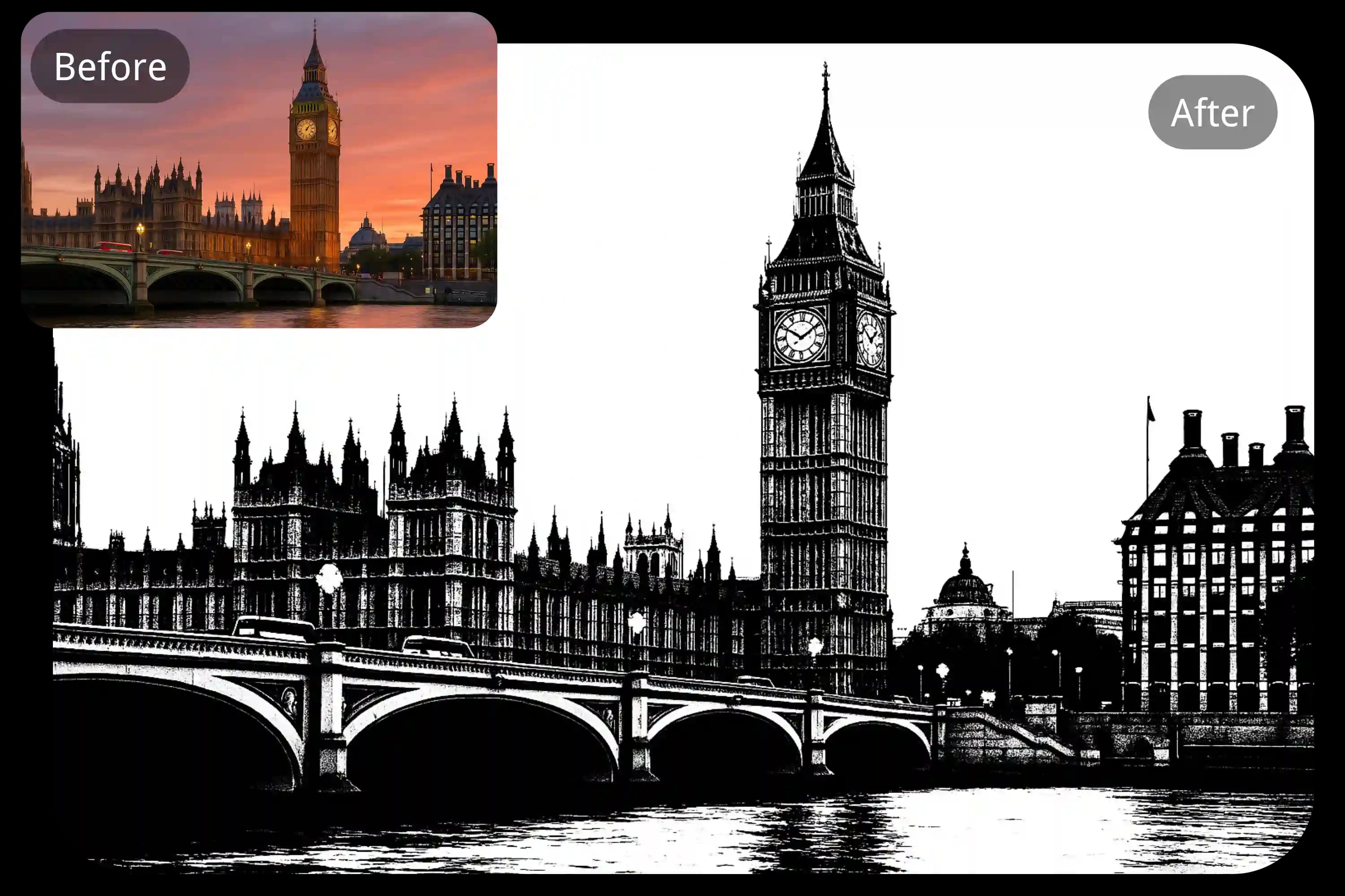 Instant Image Simplification for Custom Stencils