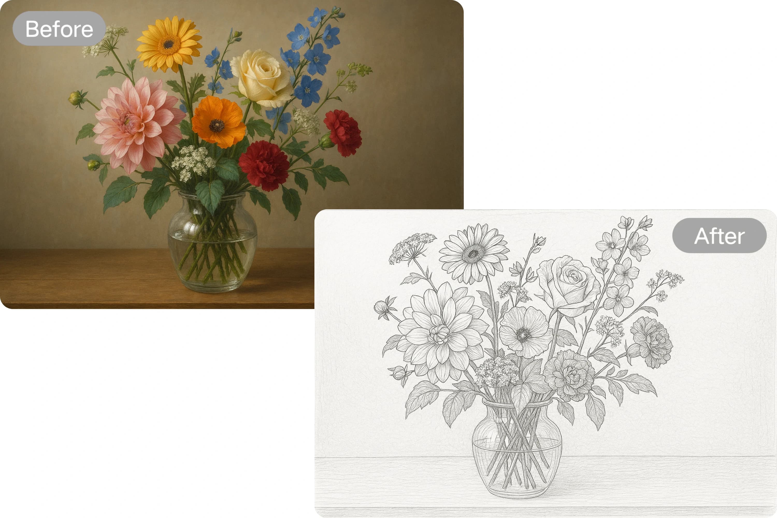 Variety of Sketch Styles