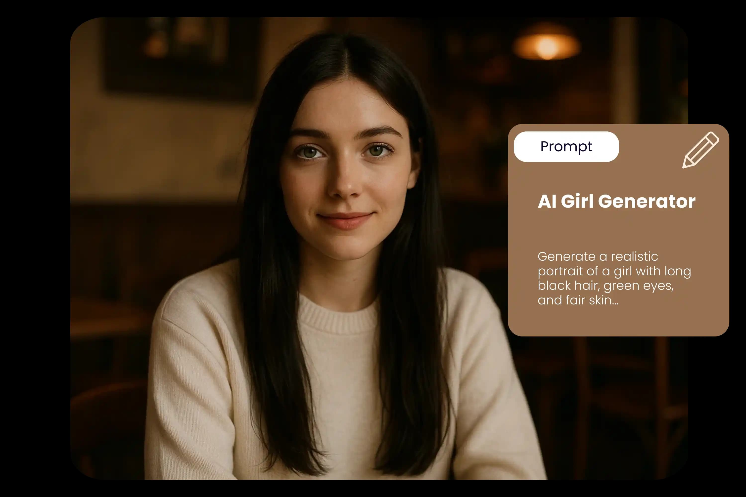 🖊️ Text-to-Image AI Girl Creation