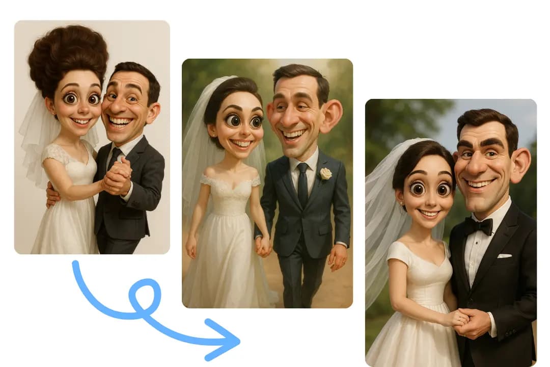 Wedding Caricature Maker Online Free