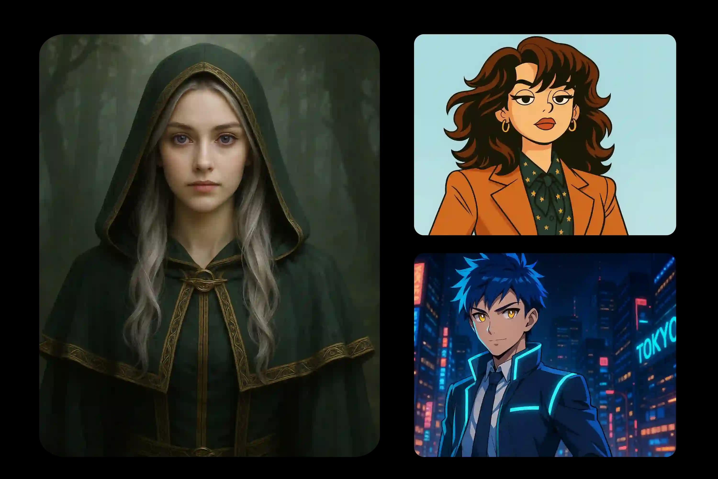 🎨 Multiple Artistic Styles