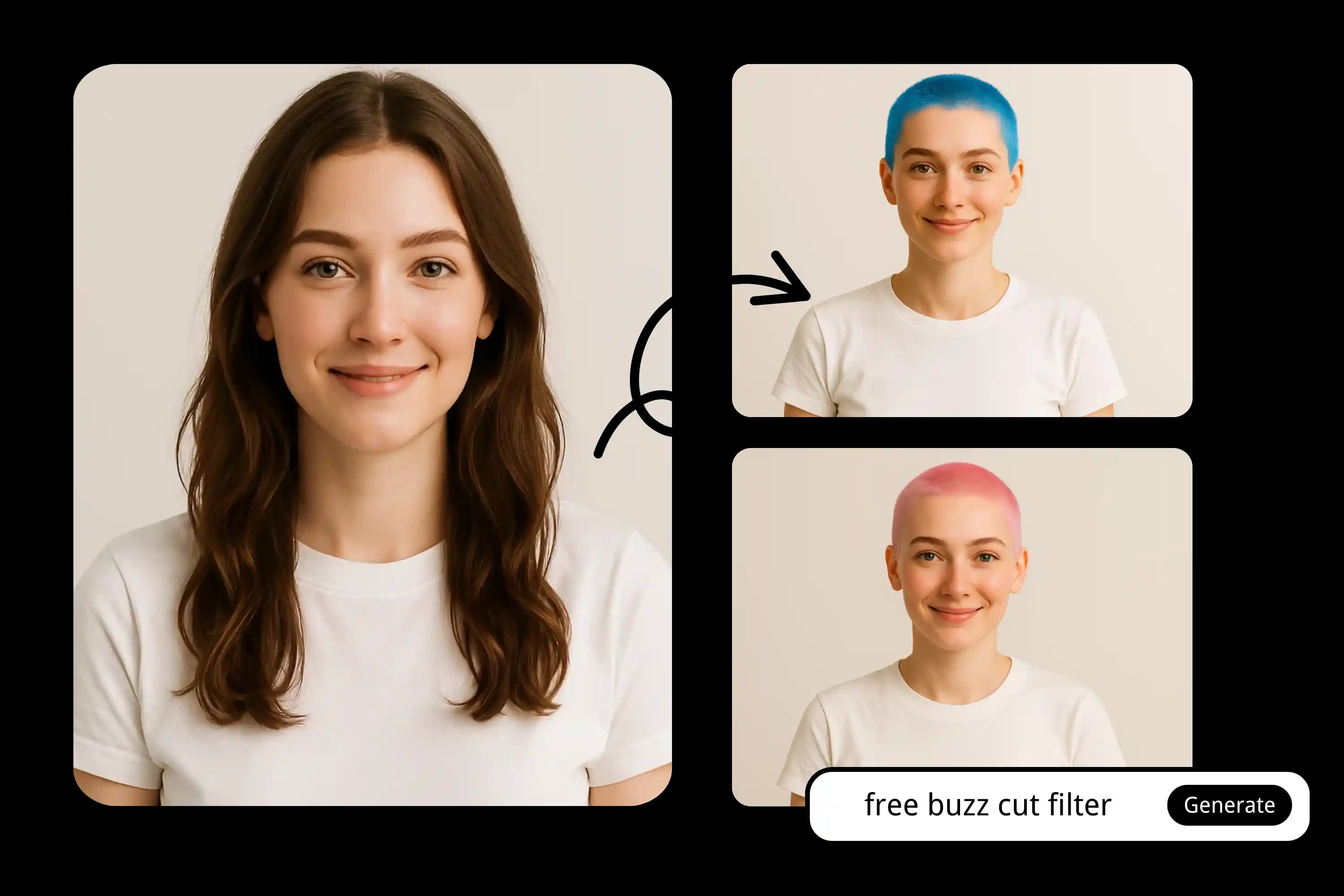 Multiple Buzz Cut Styles