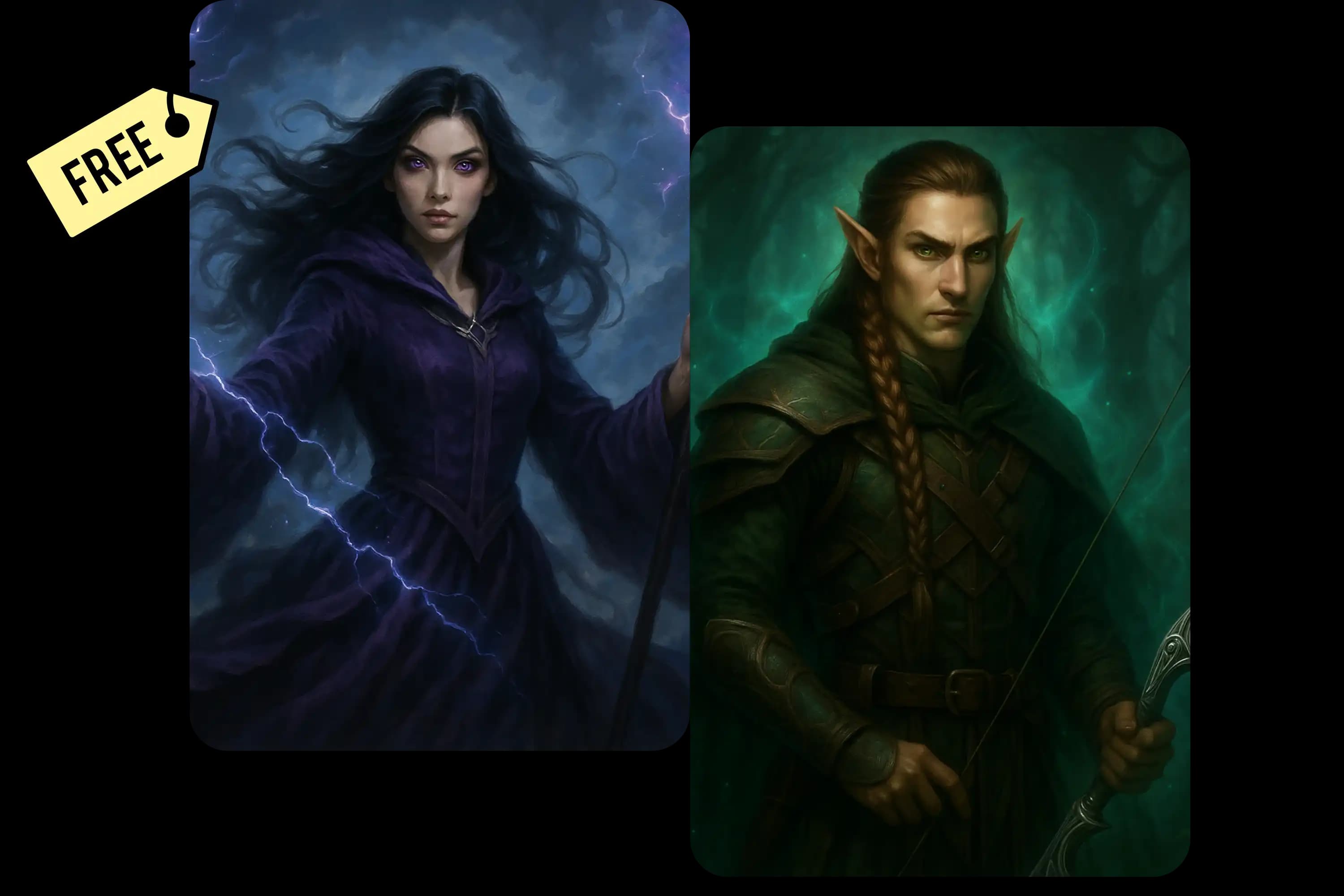 AI Fantasy Portrait Generator Free Online