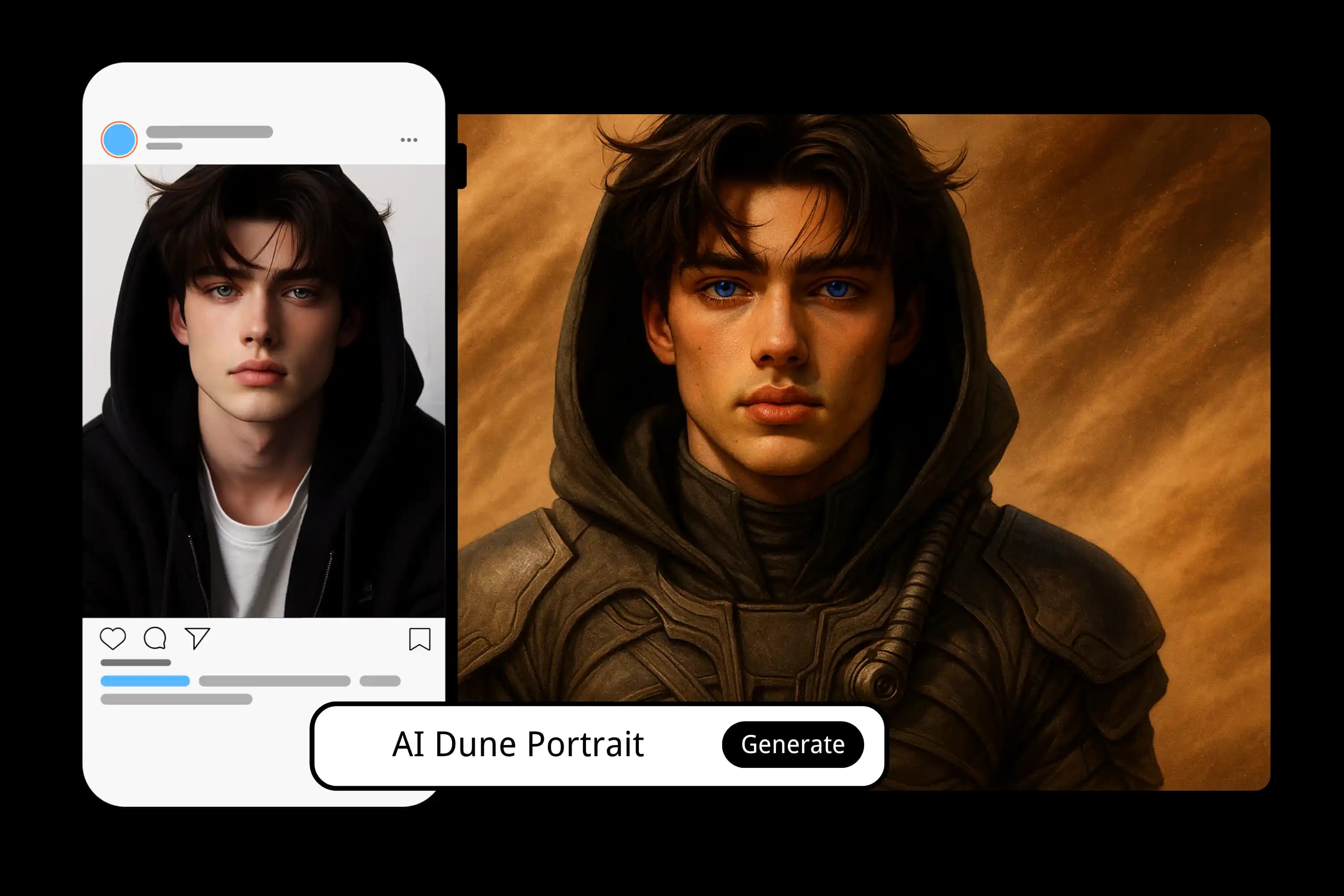 High-Quality AI Dune Portraits