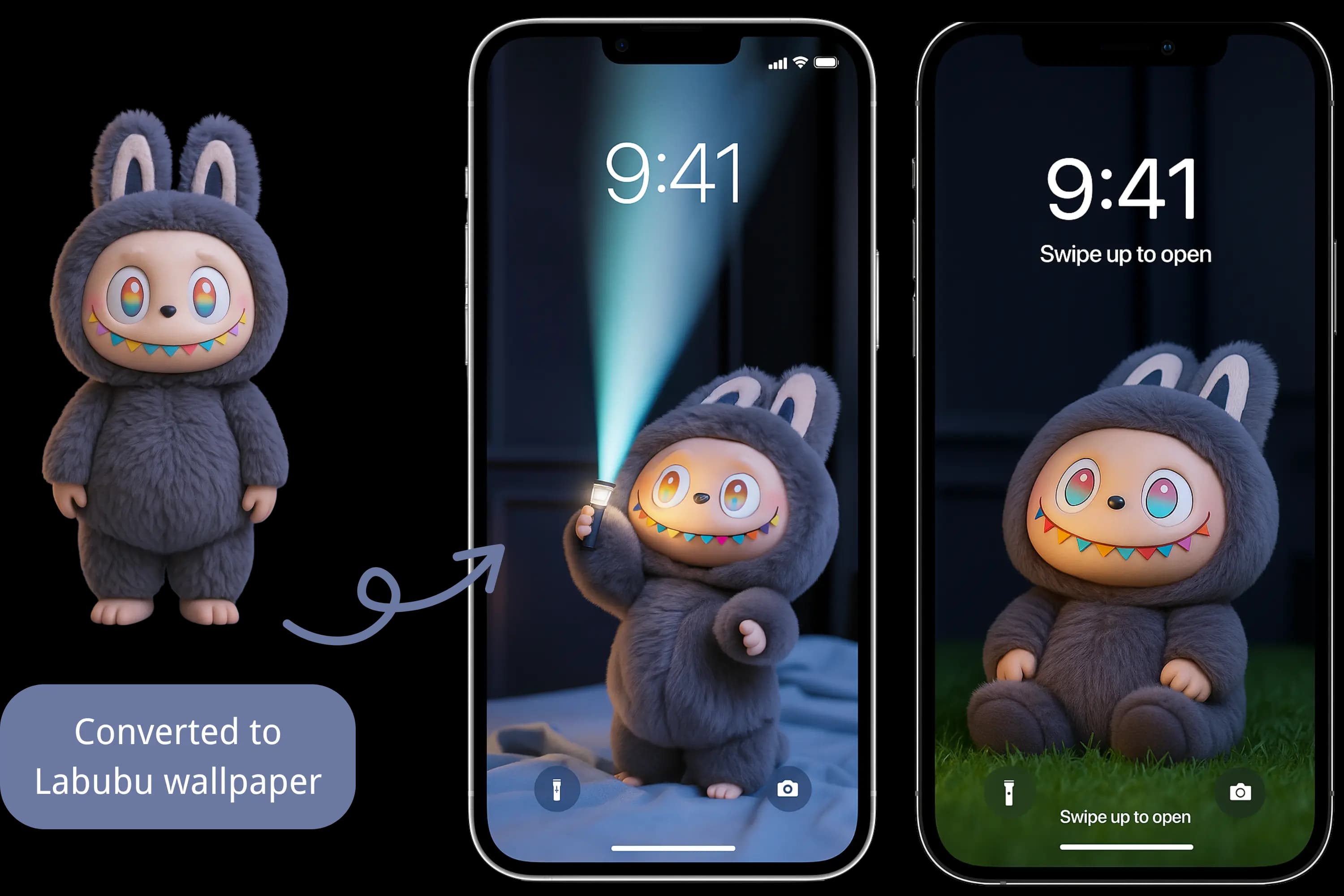 Generate Labubu Wallpapers and Stickers