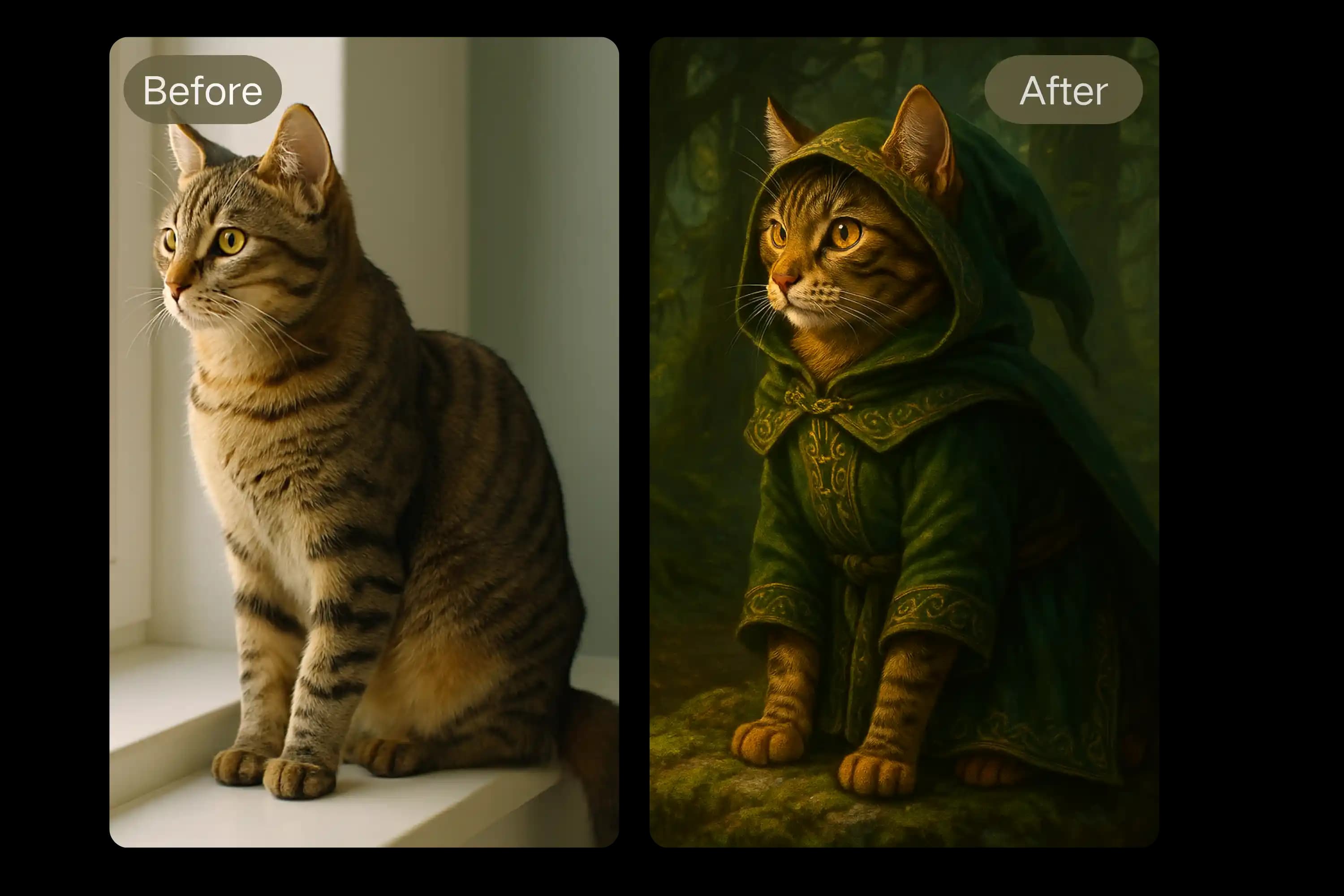 🎨 Instantly Create AI Pet Portraits from Any Photo