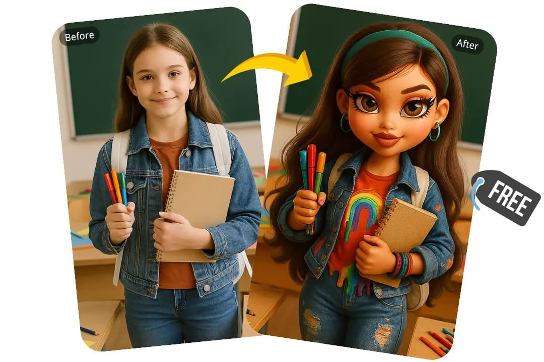 Free Bratz Doll Creation for School Projects