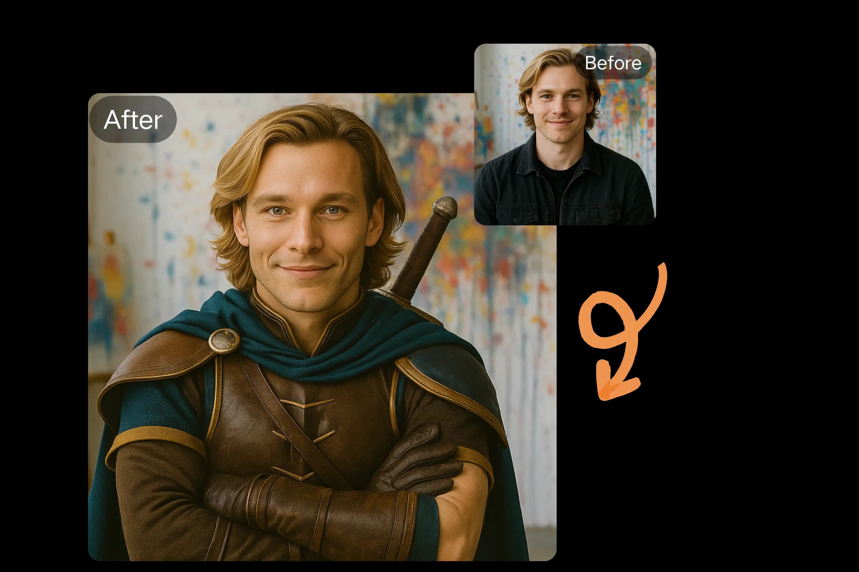 Dimension Jump: Instant Character Transformation