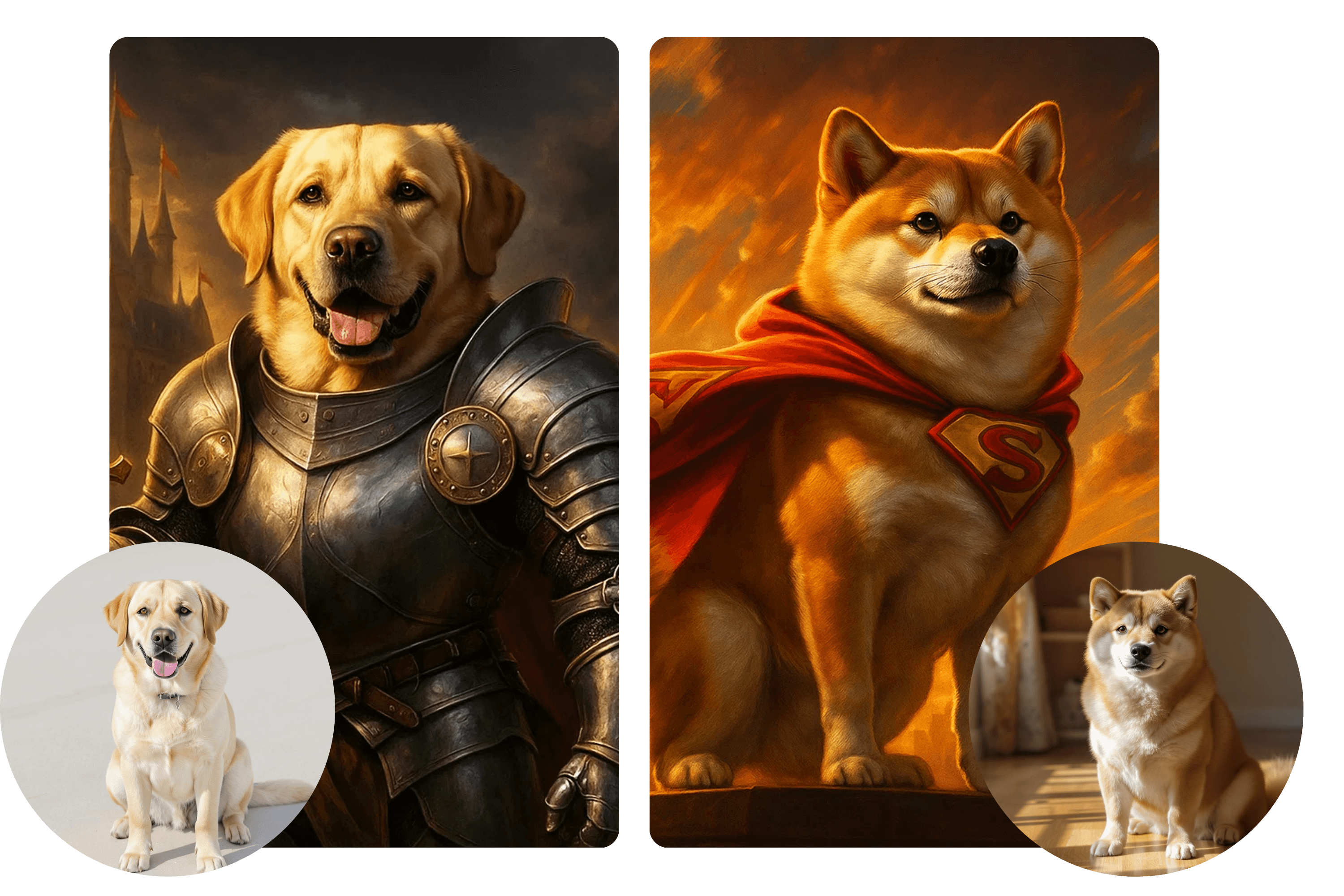 🌈 Custom Dog Portrait Generator