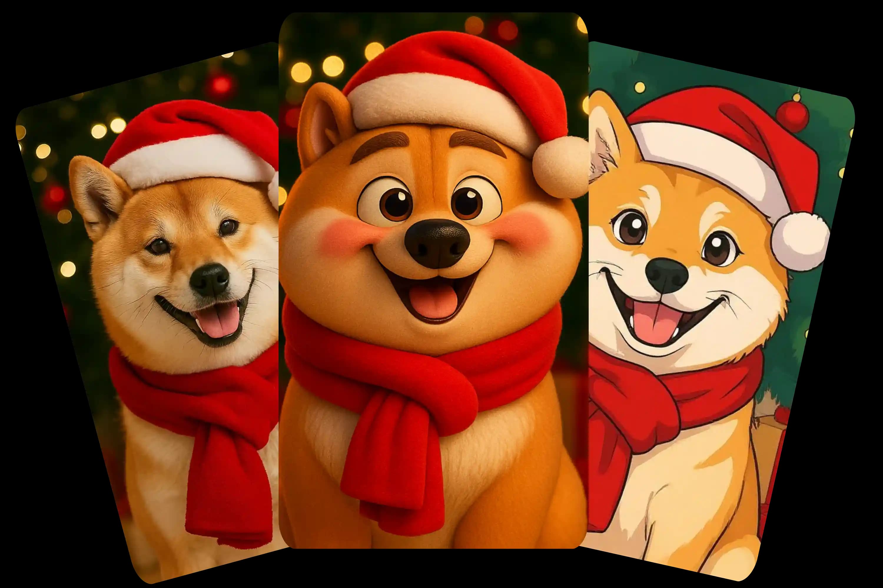 🖌️ Multiple Dog Portrait Styles