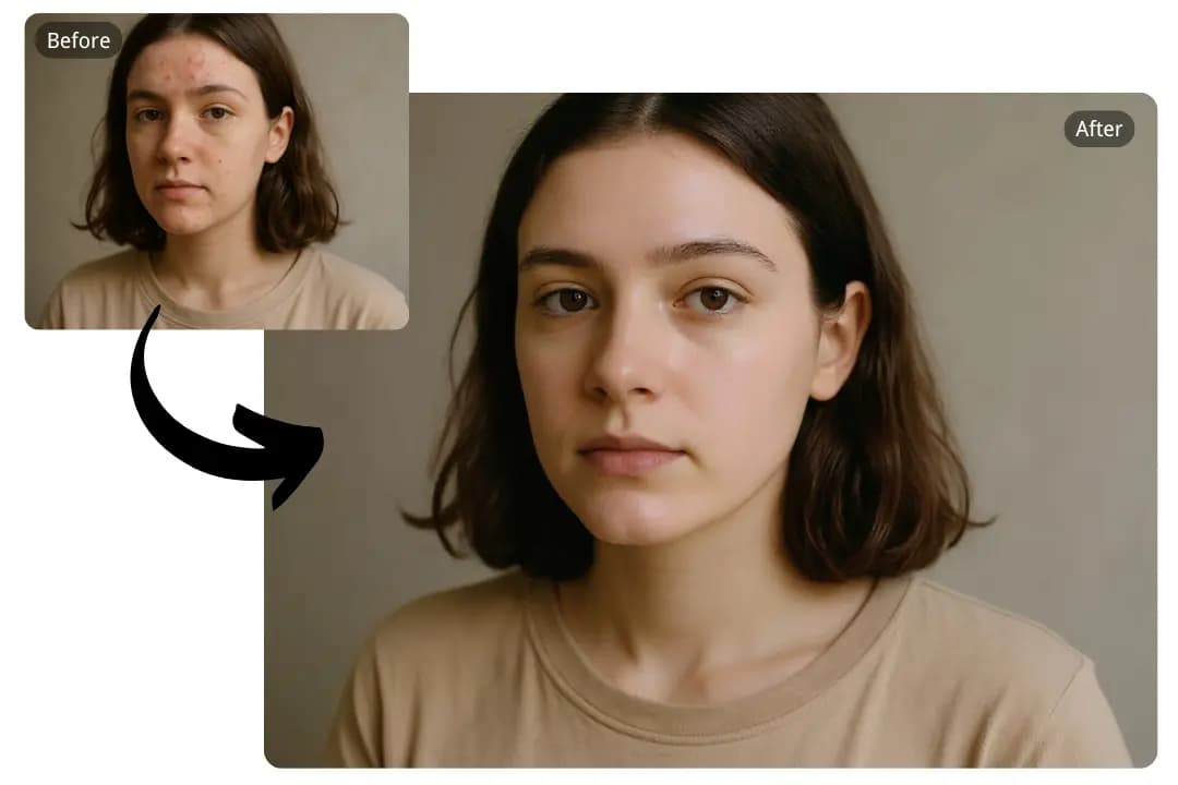 Automatic Skin Smoothing and Imperfection Removal with AI Face Editor