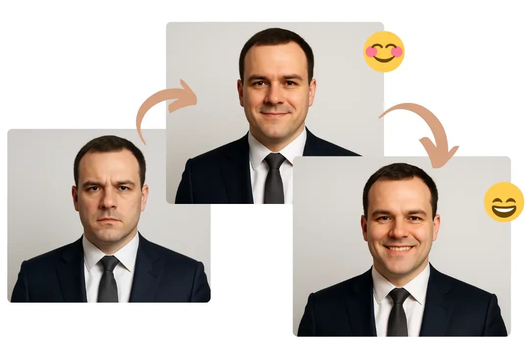 Customizable Smile Filters for Professional Portraits