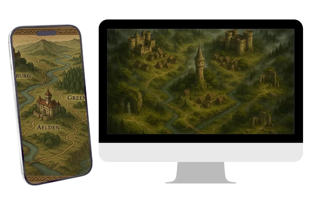 High-Resolution Map Maker for Wall Art