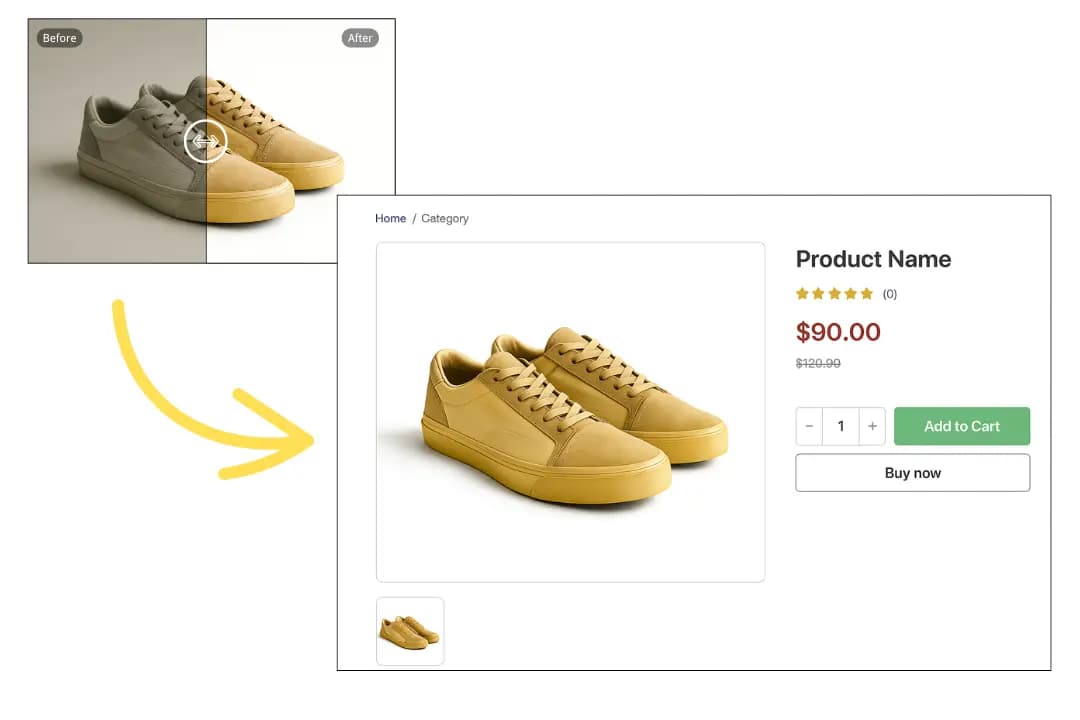 Photo Color Correction for Enhanced Product Images