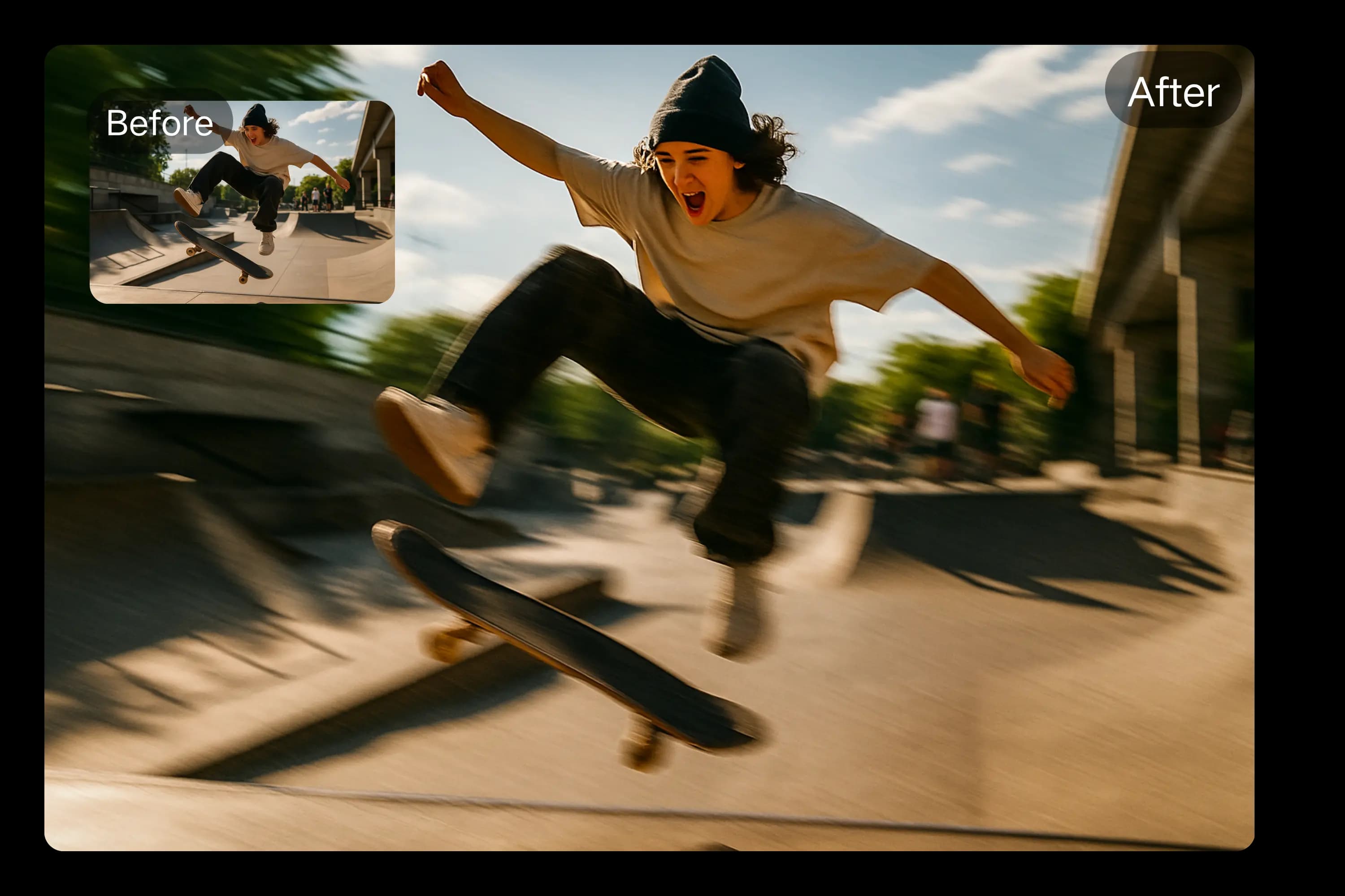 Intuitive Motion Blur Filter Interface