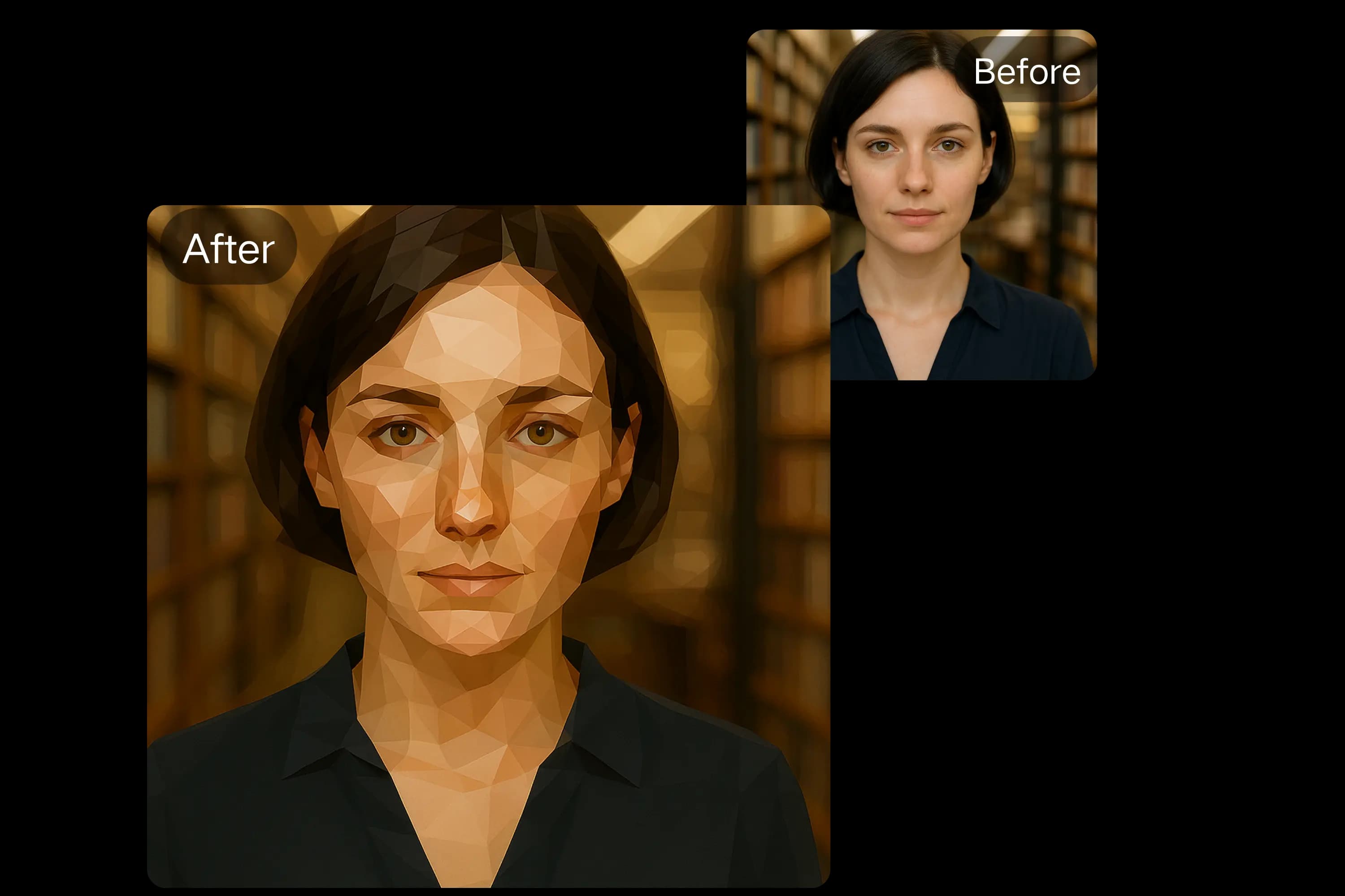 Text-to-Poly Art Generator