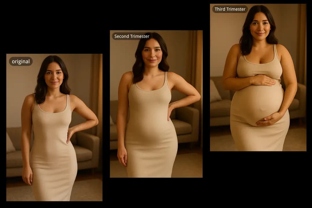 Customize Your Baby Bump with Free AI Pregnancy Filter