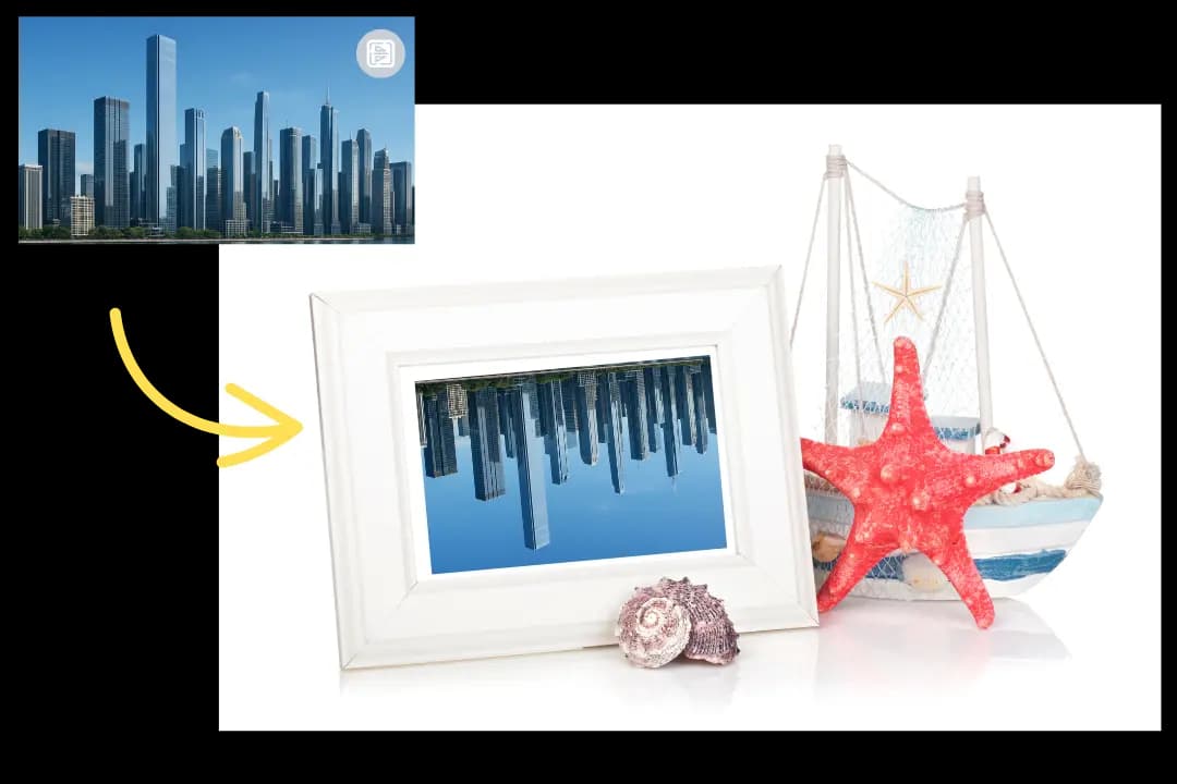 Flexible Poster Design Image Reflector