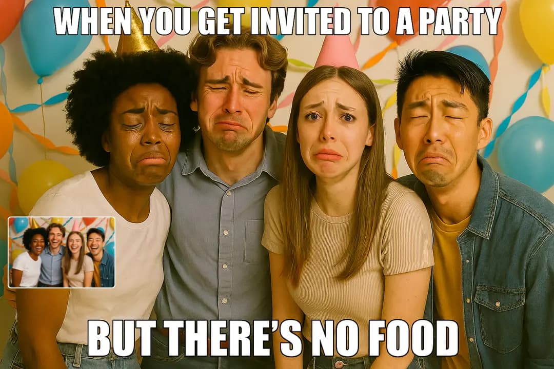 Instant Sad Face Filter for Quick Meme Creation