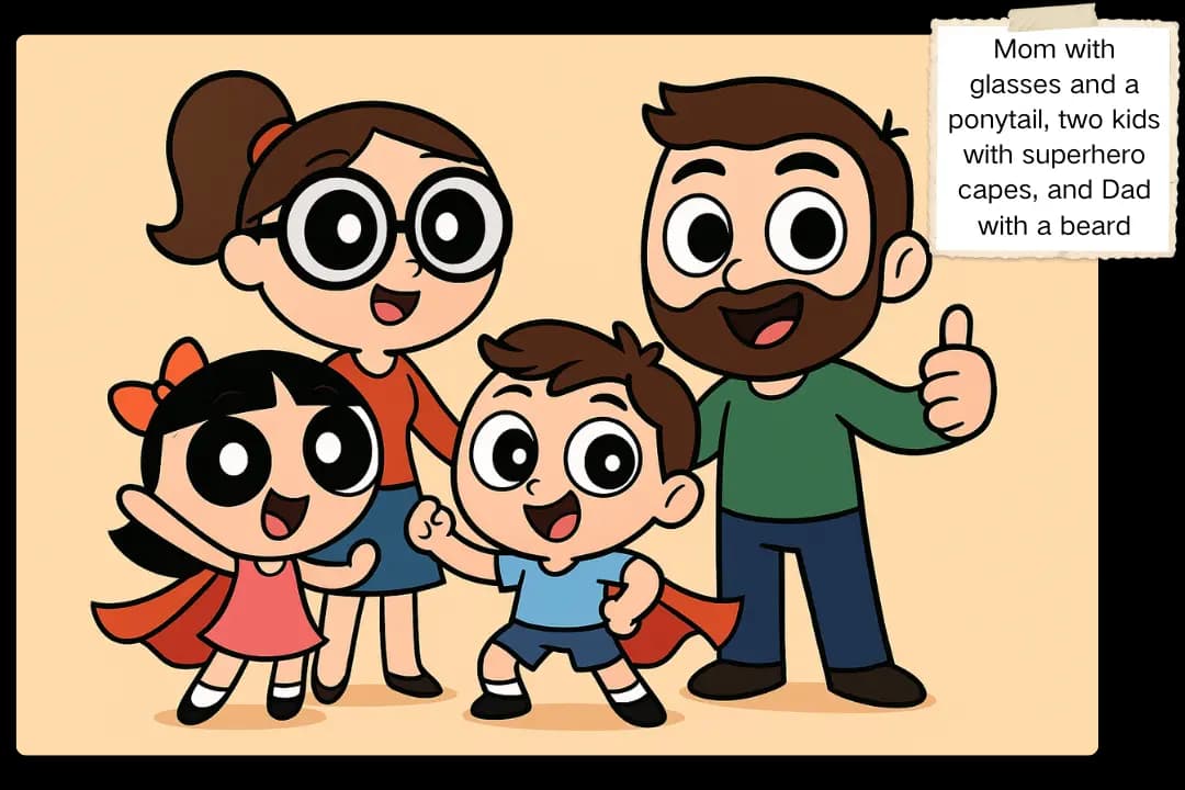 Text-to-Image Powerpuff Girls Fun for Family Nights