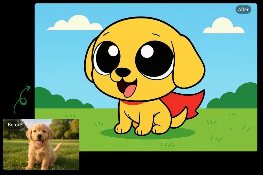 Versatile AI Powerpuff Girls Generator for Pet Transformations