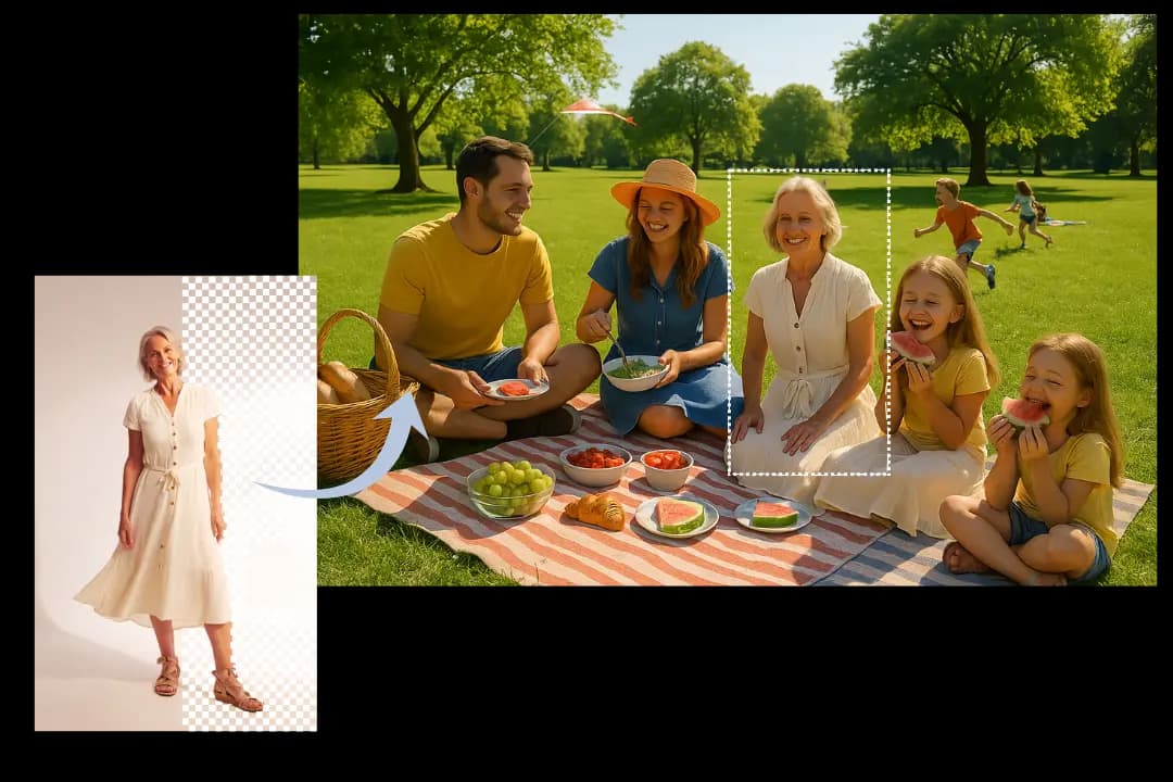 Add Person to Photos for Family Reunions