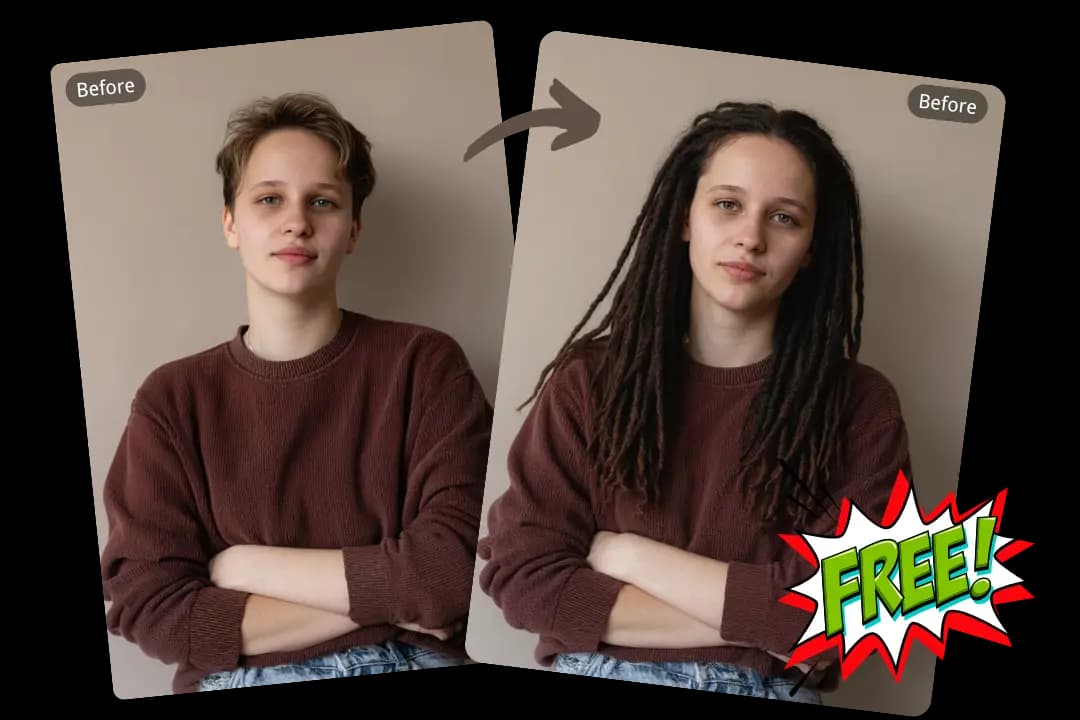 Free AI Dreadlocks Hair Filter for Salon-Free Previews