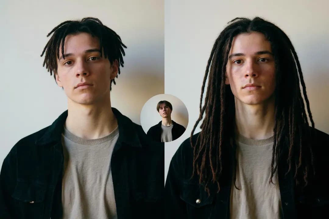 Realistic Virtual Try-On of Dreads Hair with AI Dreadlocks Hair Filter for Any Hair Type