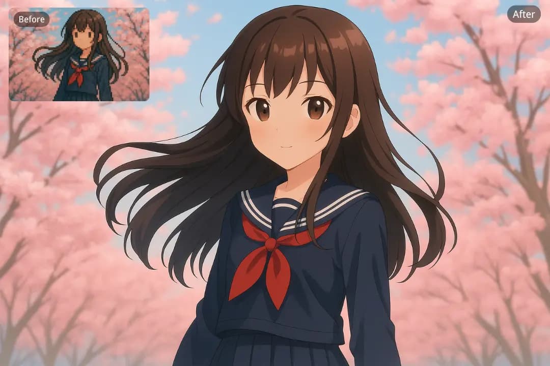 AI Depixelate Image for Creative and Anime Art